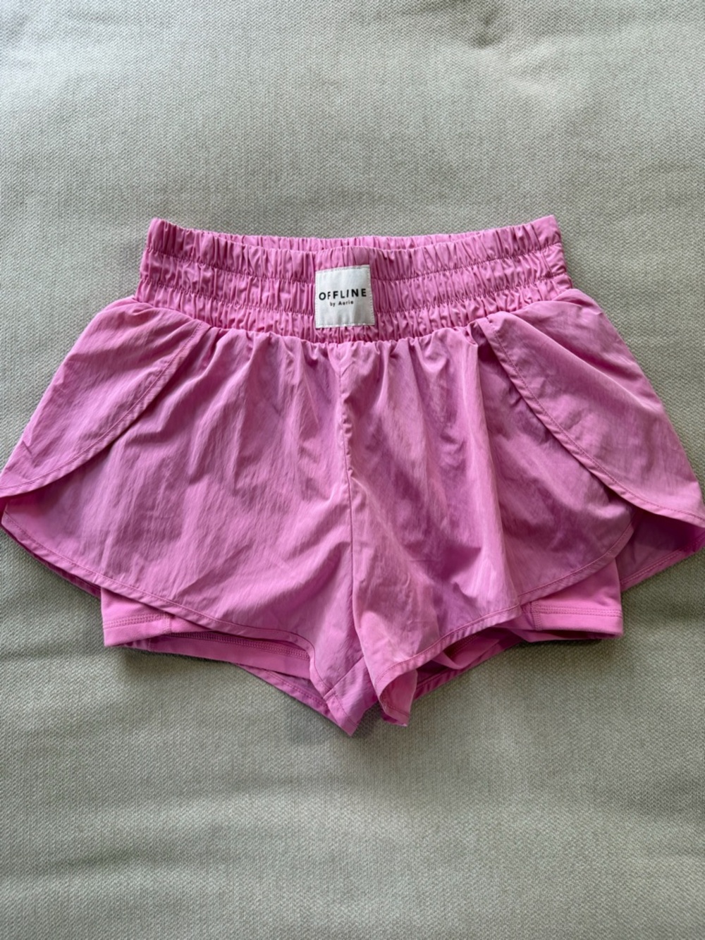 Offline by Aerie Pink Athletic Shorts